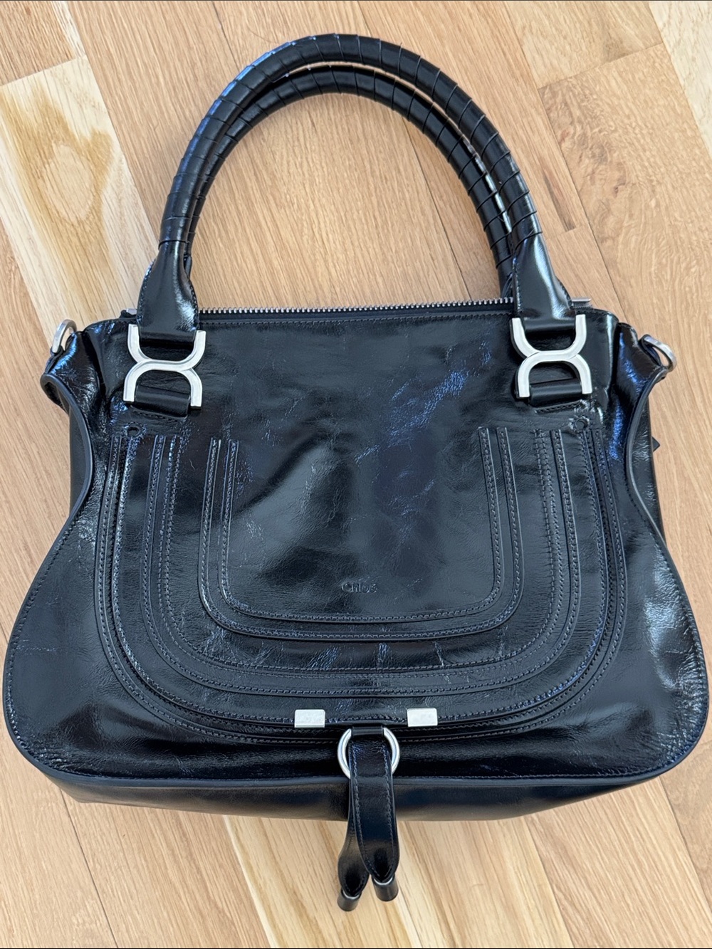Chloé Marcie Medium Leather Satchel **no crossbody strap** $2690